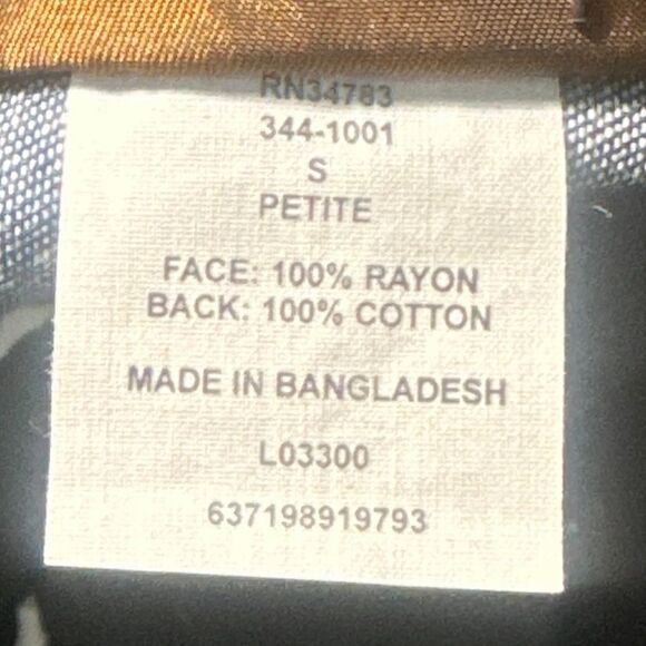 Levi black velor jacket - Picture 9 of 9